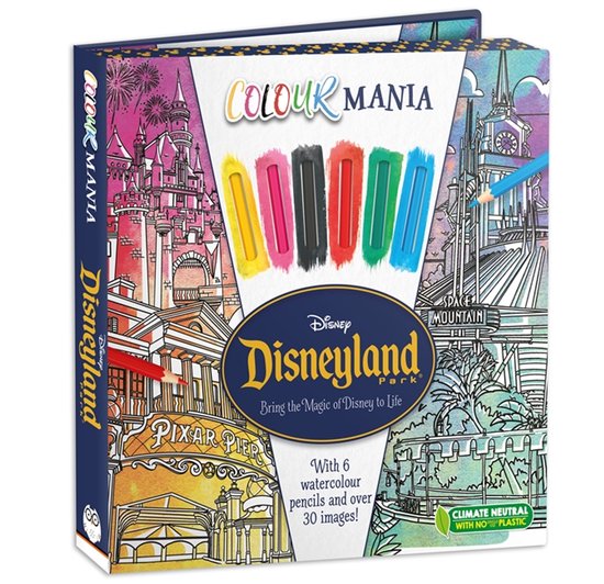 Colouring Book and Pencil Set- Disney: Disneyland Park - cover
