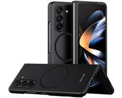 Hoesje met MagSafe Back Cover Case Zwart Geschikt voor Samsung Galaxy Z Fold 5