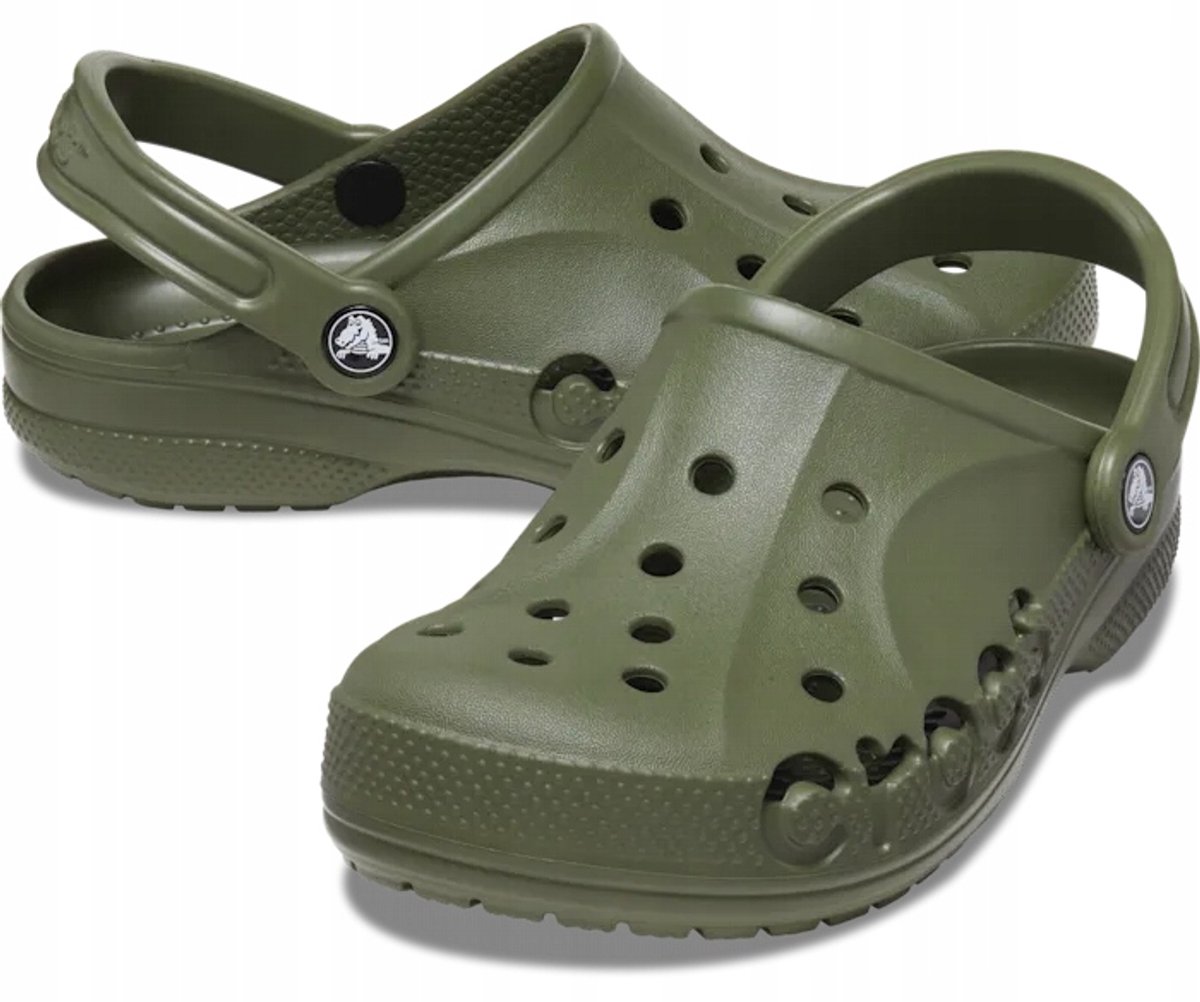 Crocs Baya Serie - Dames Klompen - Army Green - 37-38 - Croslite Materiaal
