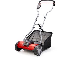 Einhell Accu Kooimesmaaier GE-HM 18/38 Li Solo - Power X-Change - 18 V/Li-ion - 890 t/min - 38 cm - 45 L - Met accu ondersteuning of hand aangedreven - Geschikt voor 400 m² - Excl. accu en lader