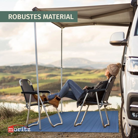 Vorzeltteppich lichtblauw 300x400 cm campingtapijt ademend waterafstotend — afbeelding 2