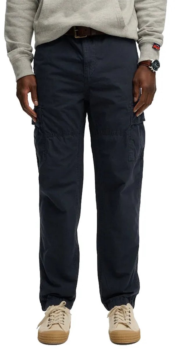 Superdry Ripstop Light Cargobroek 36 32 Man Marineblauw