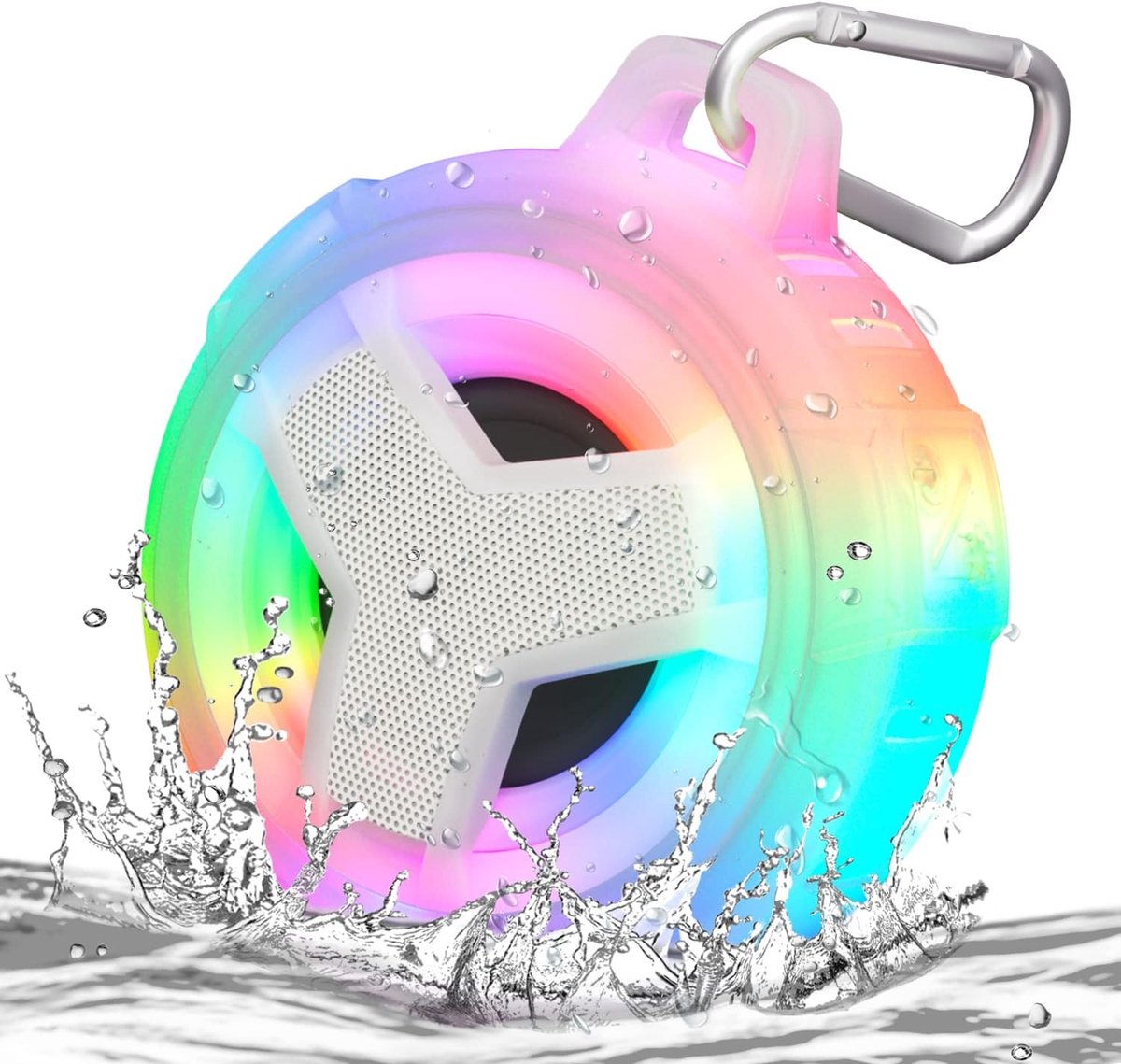Draadloze Douche Speaker - Bluetooth Speaker - Muziek Luisteren - IP67 Waterdicht - Compact Formaat - Kristal