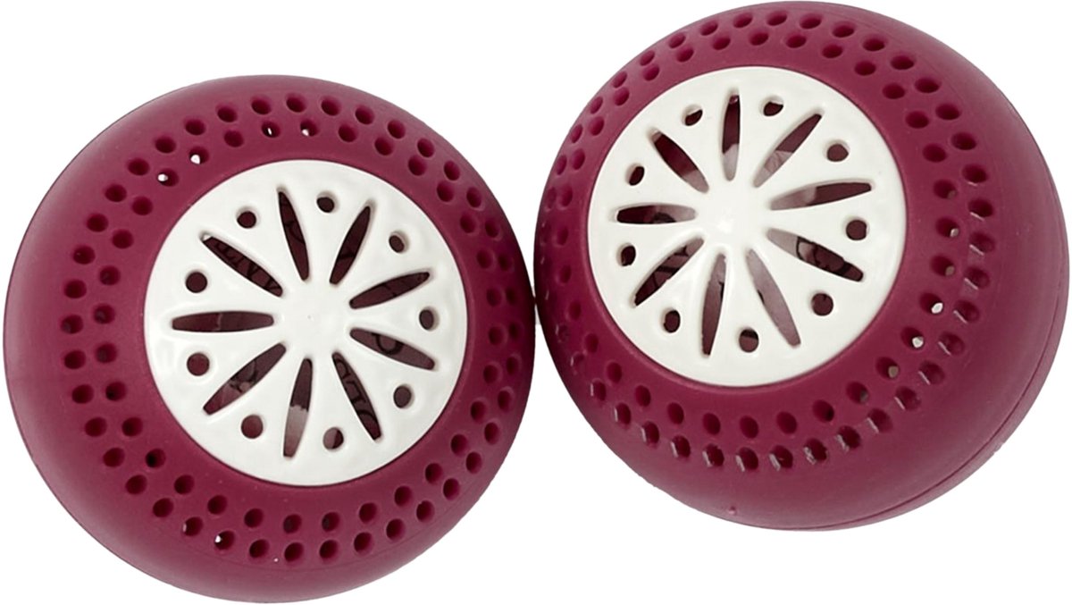 Cook Concept Ani-geur ballen / vershoudballen voor koelkast - 2x stuks - geurverwijderaar - voorkomt nare geurtjes