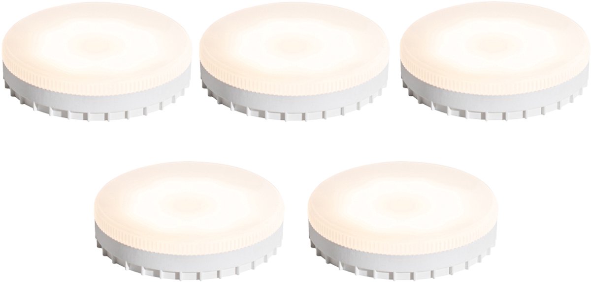 LUEDD Set van 5 GX53 LED lampen 7W 750 lm 3000K