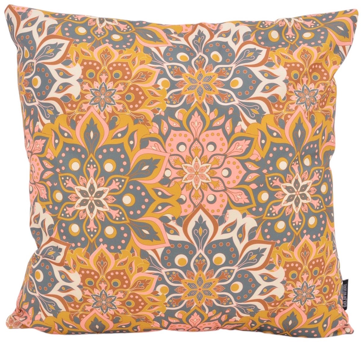 Gek op Kussens! Sierkussen Retro Mandala #4 | 45 x 45 cm | Katoen/Polyester roze