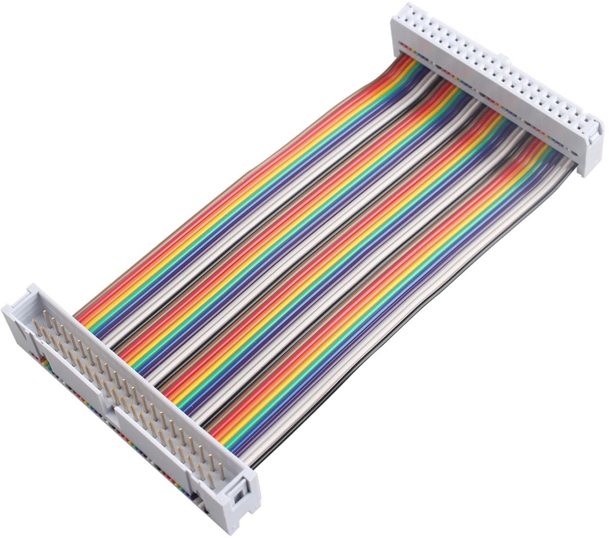 10 cm GPIO Adapterkabel 40 Pins Platte Lintkabel Mannelijk naar Vrouwelijk voor Microcontrollers