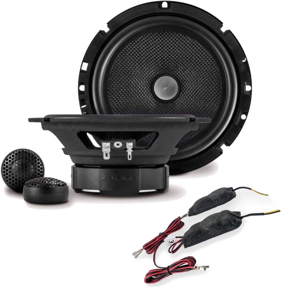2-weg Componenten Speakerset 16,5 cm (165 mm) Auto Hifi Luidsprekers 160W Max