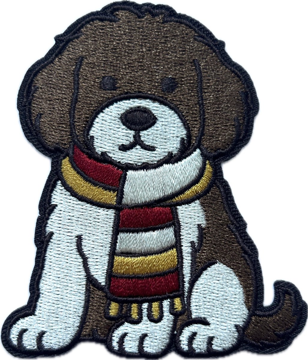 Oetelhond bruin-wit embleem
