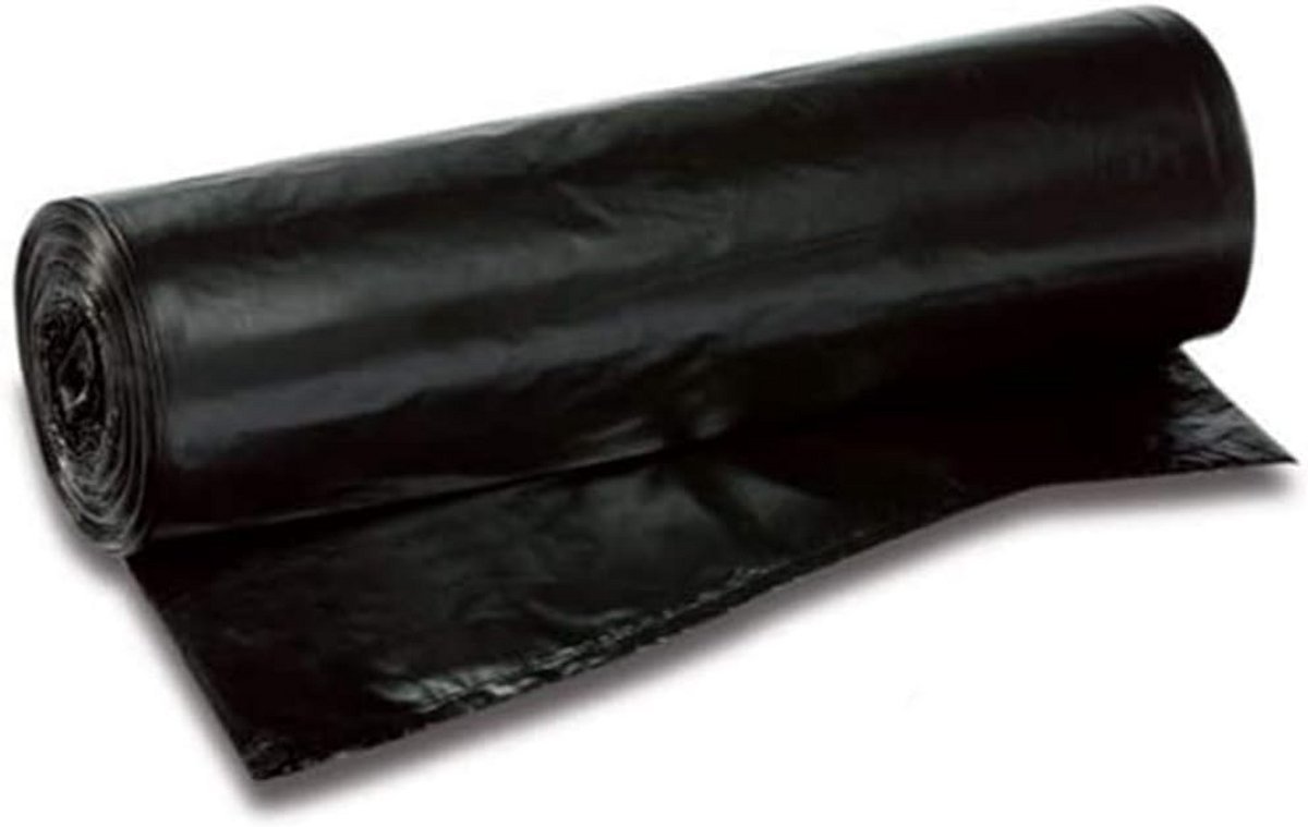 Stevige vuilniszakken zwart 90 liter - 8 stuks - Groot formaat