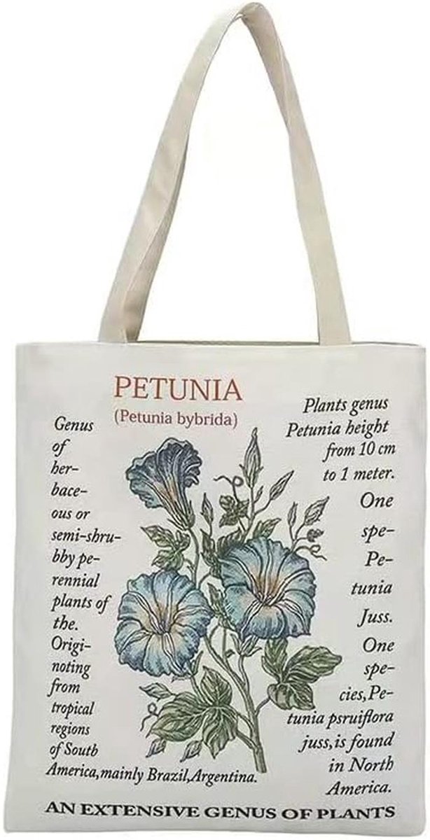 Grote Canvas Tote Bag - Duurzame Boodschappentas met Rits en Binnenvak