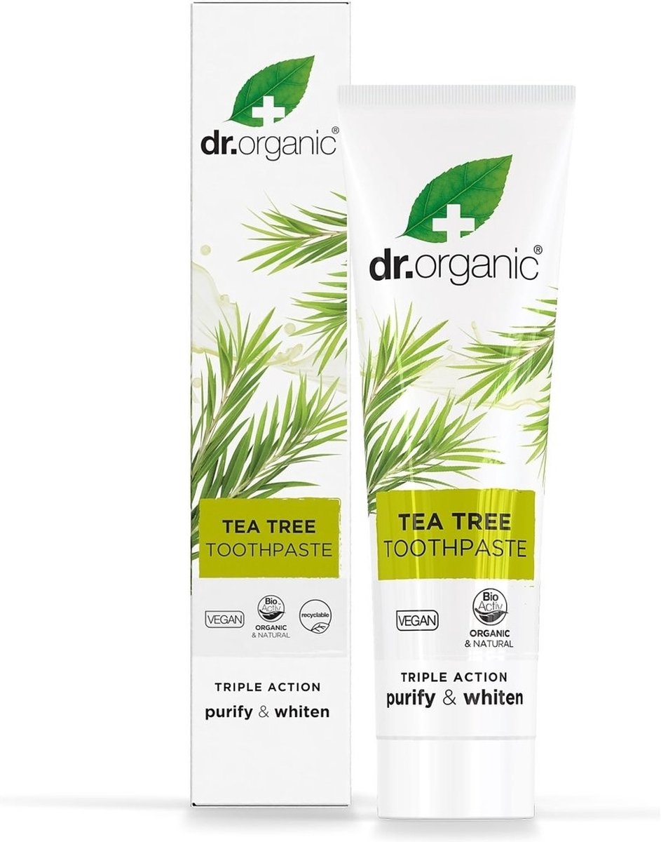 Dr. Organic Bioactive Organic Tea Tree Pasta De Dientes 100 Ml