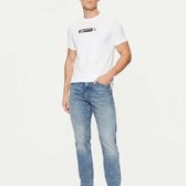 Karl Lagerfeld Jeans A1m17112 T-shirt à Manches Courtes Blanc L Homme