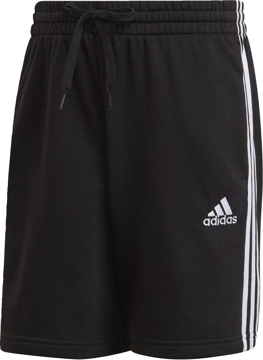 Adidas Sportswear Essentials French Terry 3-Stripes Short Heren Zwart