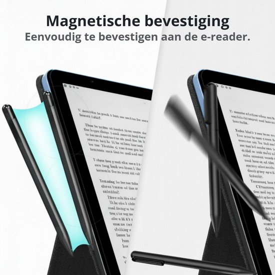 TRANSNECT Stylus Pen voor eReader - Geschikt voor Kobo Libra Colour, Kobo Sage, Kobo Elipsa en Kobo Elipsa 2E - Oplaadbaar - Zwart van Merkloos — afbeelding 5