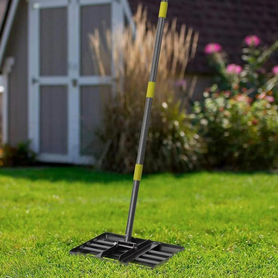 Grondniveauer met lange steel - Houtbewerkingstool voor het egaliseren van gazon — afbeelding 3