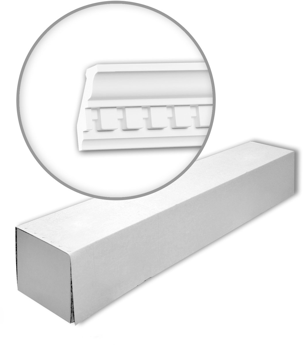Profhome 150196 1 doos 12 stukken Kroonlijst 24 m