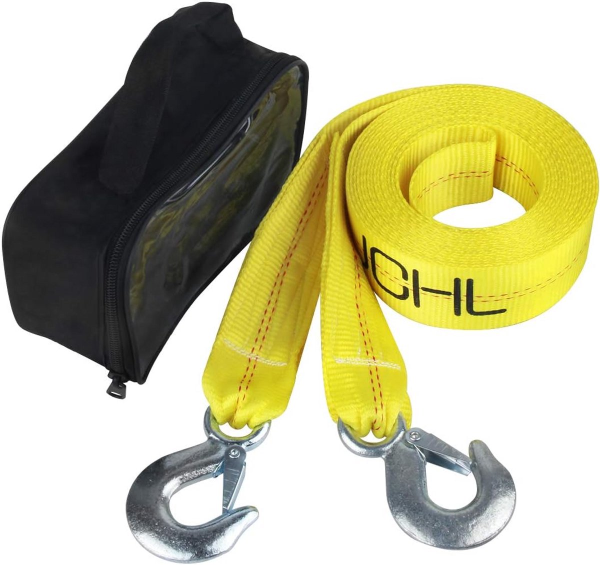 Heavy Duty Nylon Sleepriem 2'x20' - Efficiënt Auto Recovery Touw voor Vervoersvoertuigen