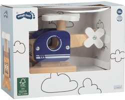 Small Foot - Houten Helikopter Blauw