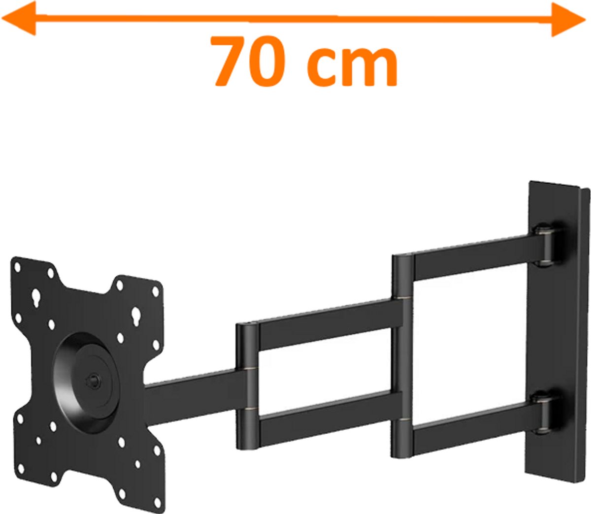 Axis XL Black 70 cm TV Beugel