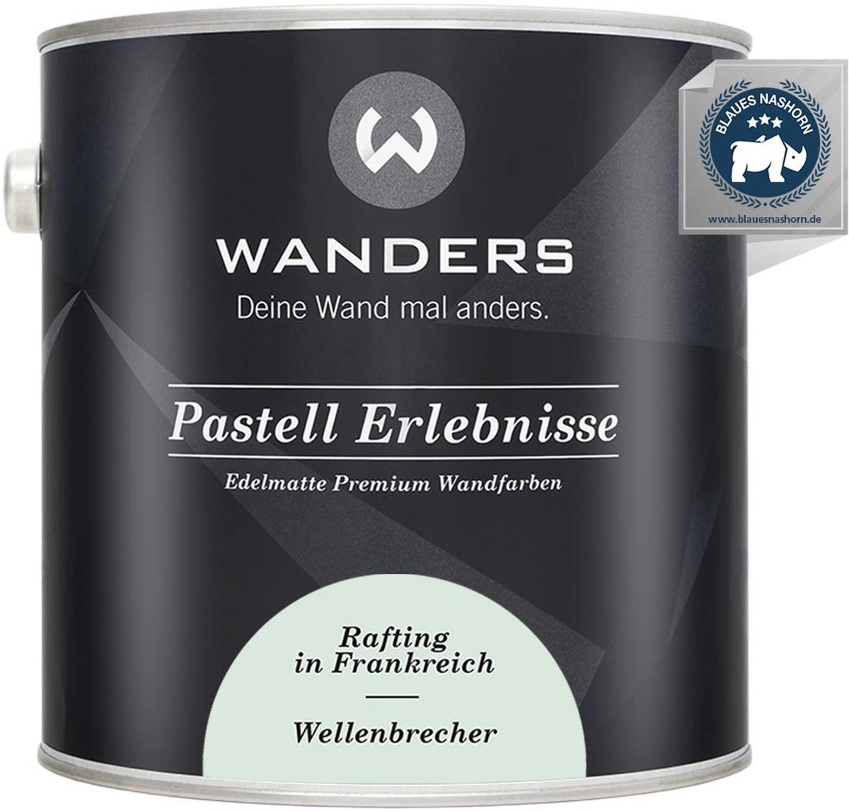 Wanders Muurverf - Edelmatte Krijtverf voor Hout en Meubels - Licht Grijsgroen - 2,5L
