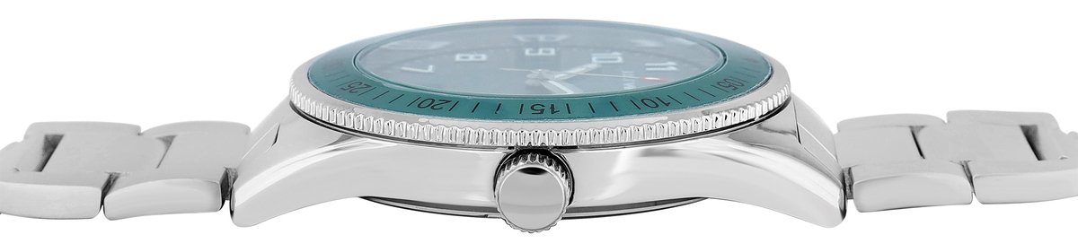 JUST WATCH Herenhorloge metaal JW20183 Met roestvrijstalen schakelband, datumweergave, D 44 mm, 5