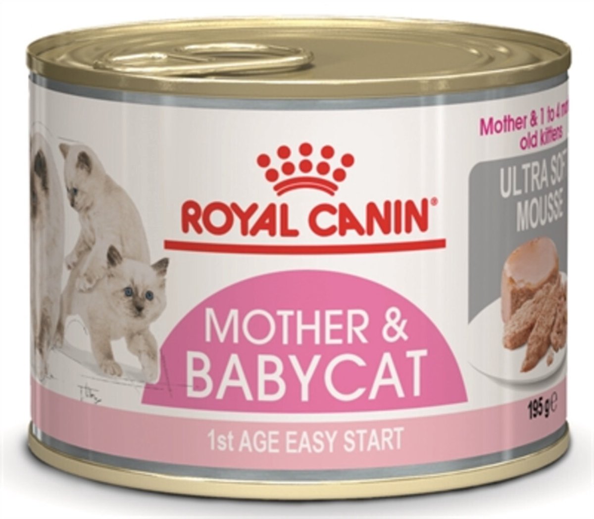 24x195g Mother & Babycat Royal Canin Kattenvoer