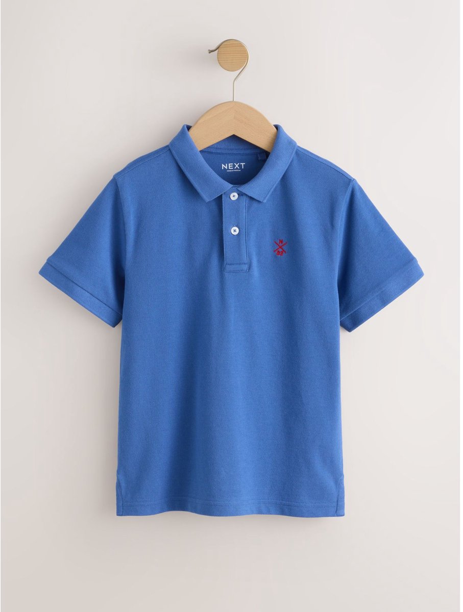 Next - Jongens - Polo met korte mouwen - Blauw