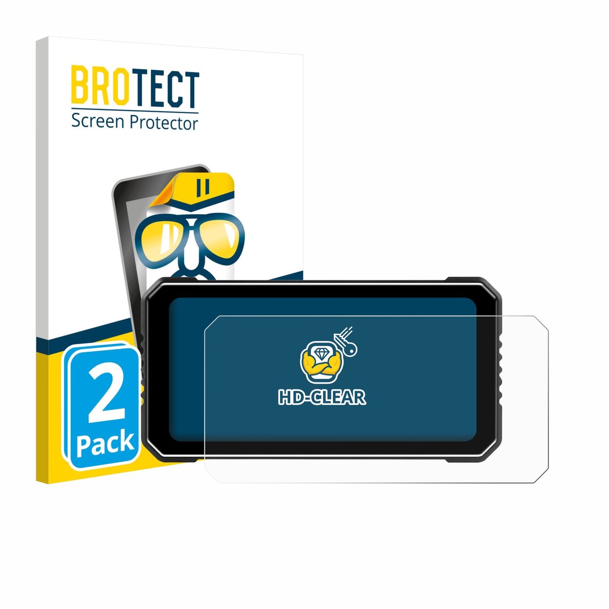 BROTECT - Screenprotector voor Vtopek MT26 6.25" - Folie Beschermfolie transparant 2 Stuks