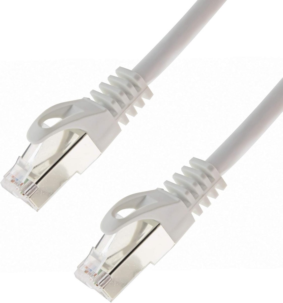 Netwerkkabel CAT 7 S/FTP PIMF 1.5m Wit - 10 Gbit Ethernet LAN Kabel