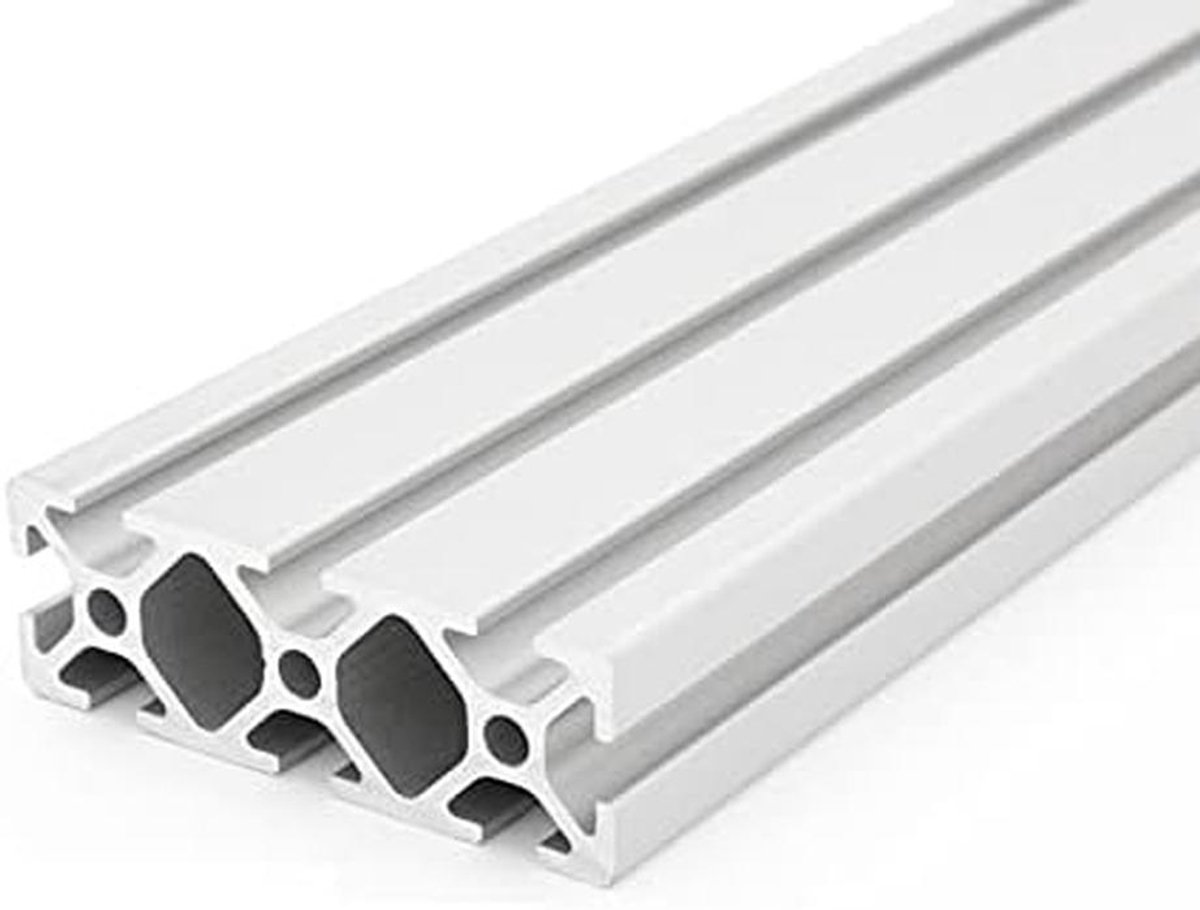 Lichtgewicht Aluminium Profiel 20x60mm Zilver Geanodiseerd I-Type Sleuf 5 Montageframe