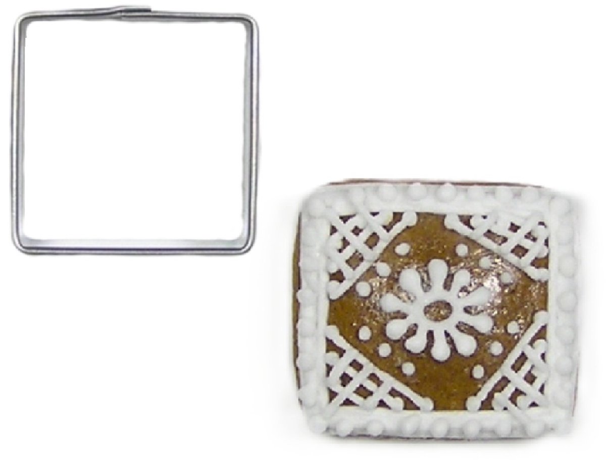 BrandNewCake Uitsteker Vierkant RVS 2,6cm