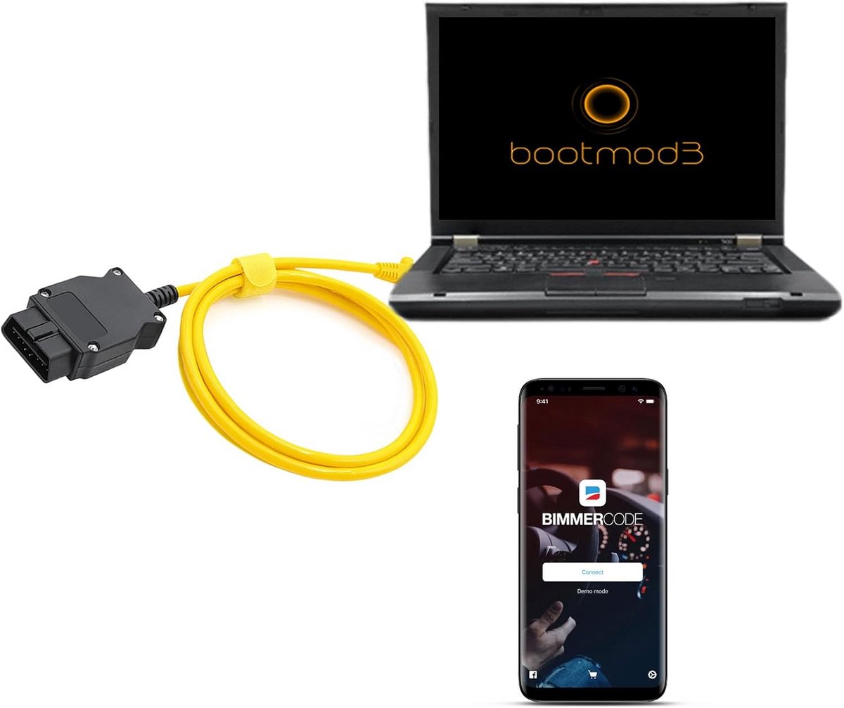 OBD-gebaseerde Ethernet-kabel voor BMW F-serie - 16-polige connector voor diagnose en programmering