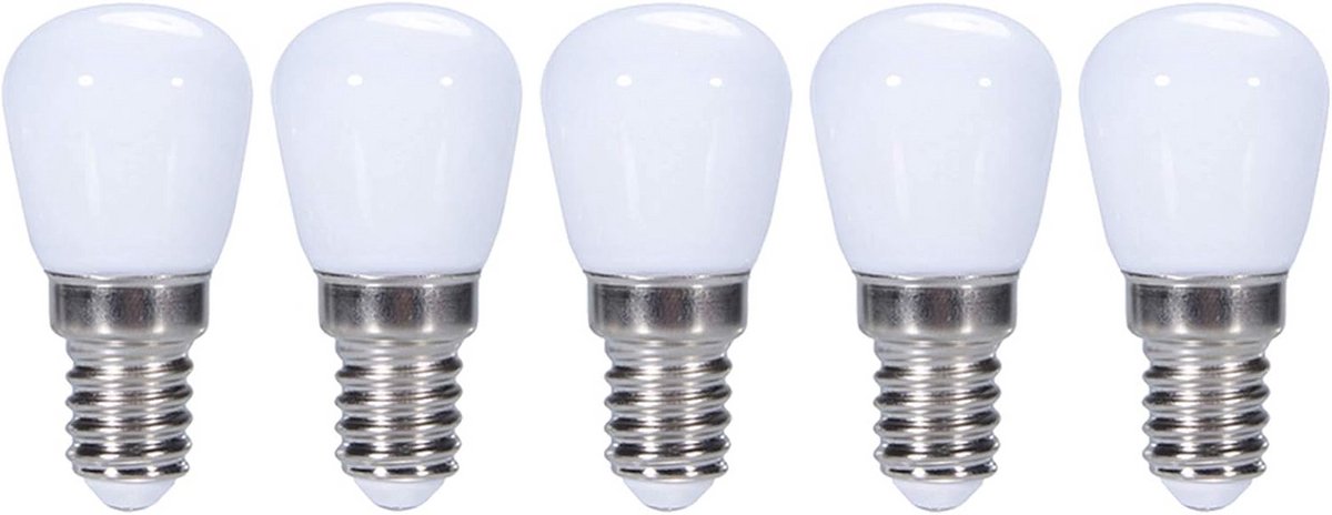 5x E14 LED Lampjes 3W 300 Lumen Warm Wit 3000K Vervanger 30W Halogeen