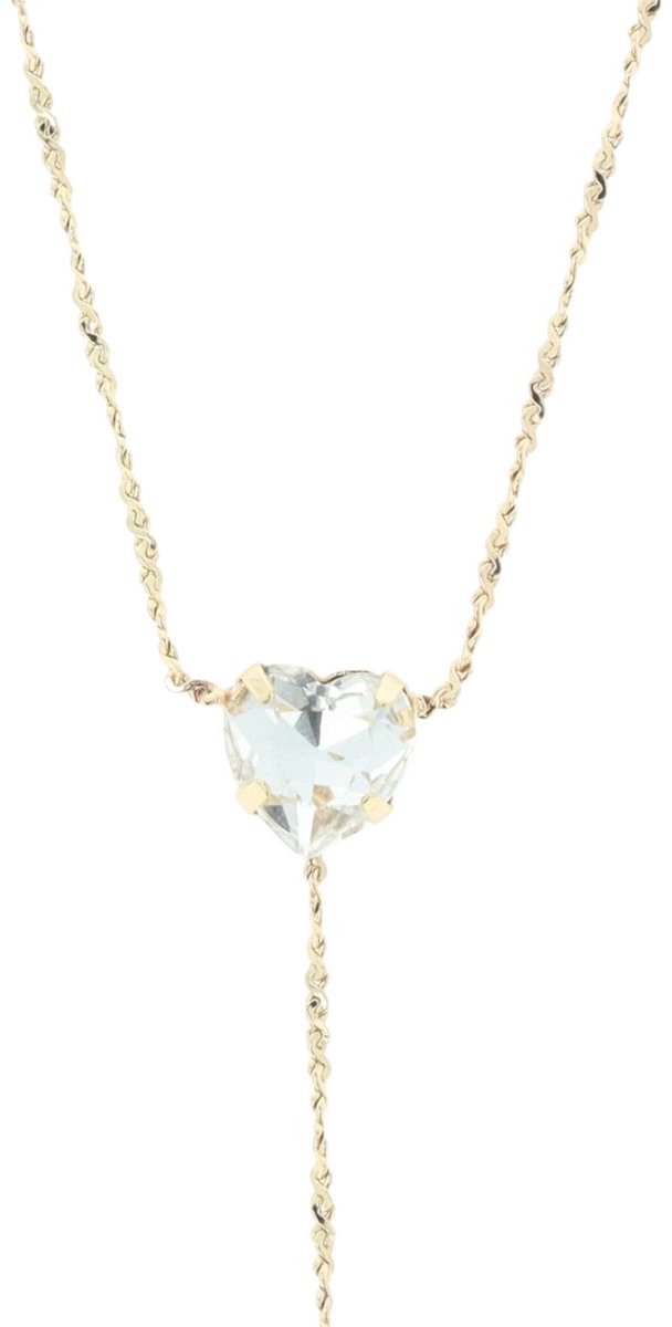 Otazu - Love Enkelband Crystal Heart - Transparant