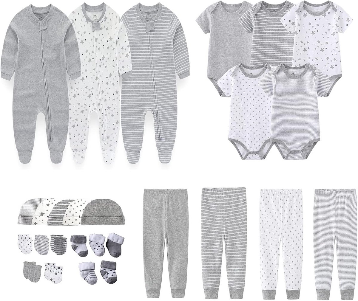 27-Delige Babykleding Set voor Pasgeboren Meisjes 0-12 Maanden