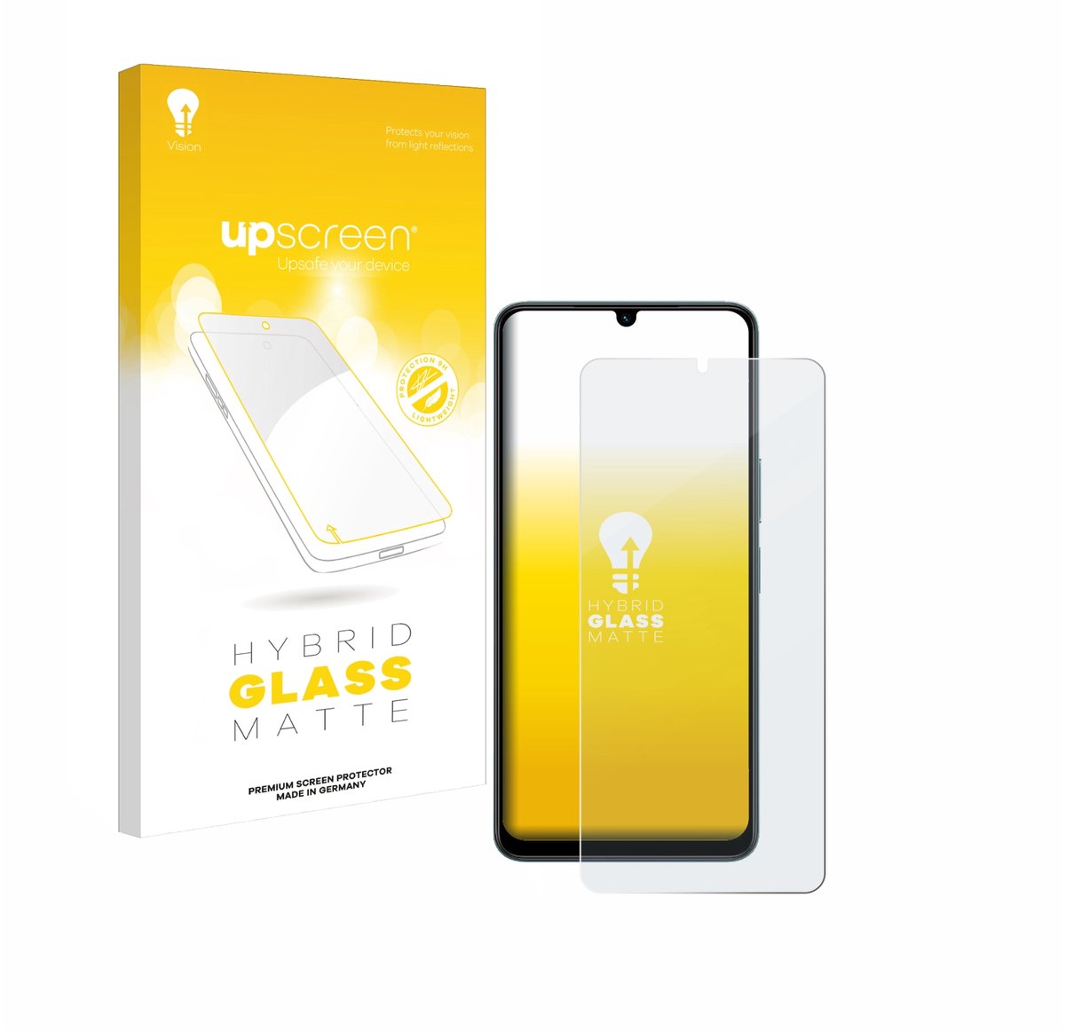 upscreen - Screenprotector voor Vivo Y19s GT - Folie Beschermfolie Beschermglas matte