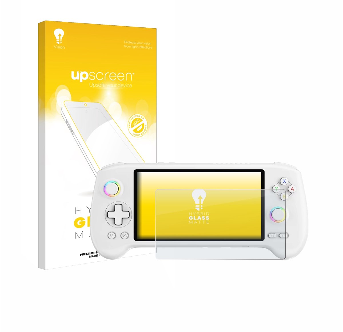 upscreen - Screenprotector voor Anbernic RG556 - Folie Beschermfolie Beschermglas matte