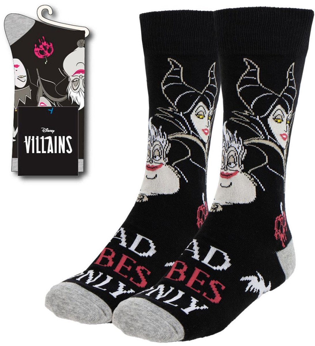 Cerdá life's little moments Disney Villains Socks Bad Vibes Only 36-43 Footwear