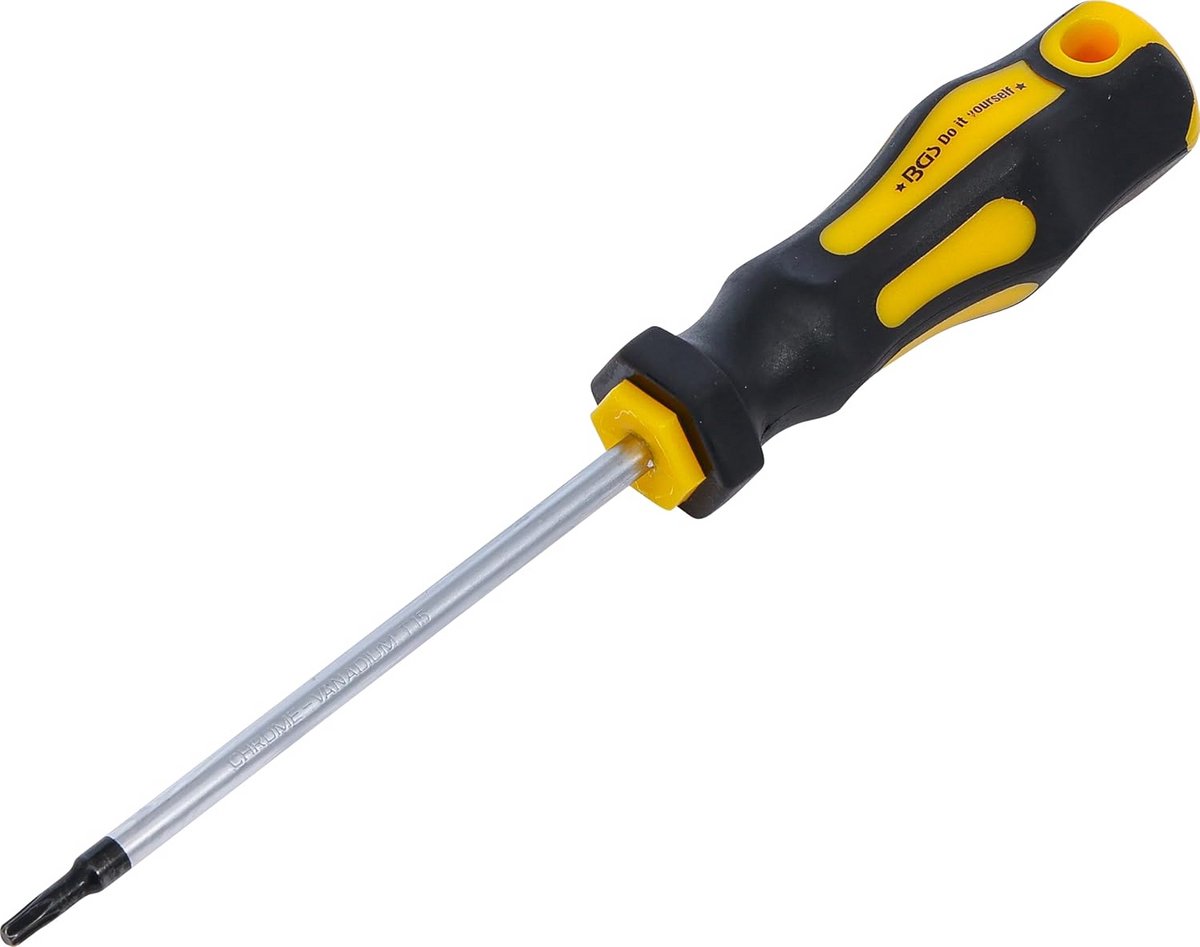 Schroevendraaier met T-profiel Torx T15 en 100 mm bladlengte