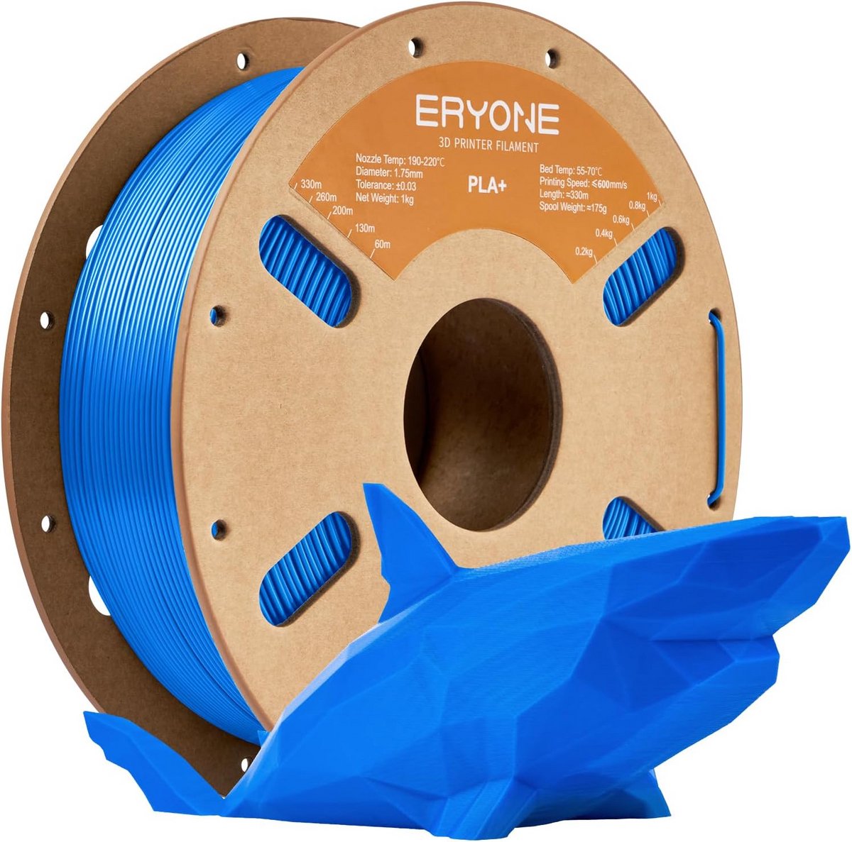 PLA+ 3D Printer Filament 1.75mm 1kg Blauw - Sterker en Duurzaam 3D Print Materiaal