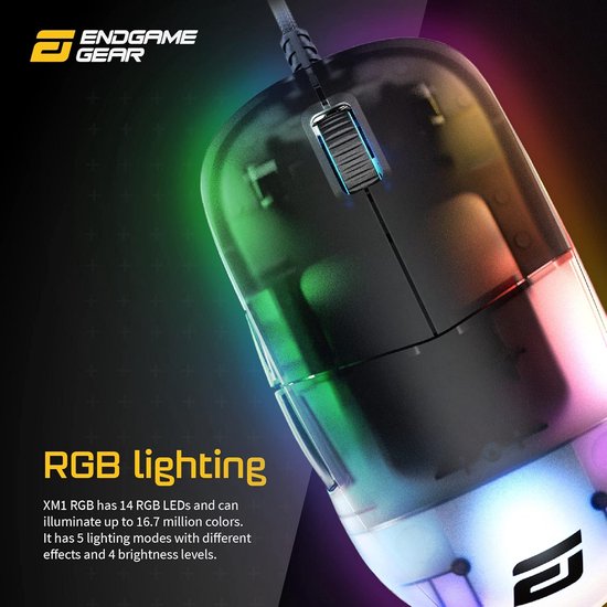 High-Precieze Gaming Muis met PMW3389 Sensor en RGB Verlichting — afbeelding 3