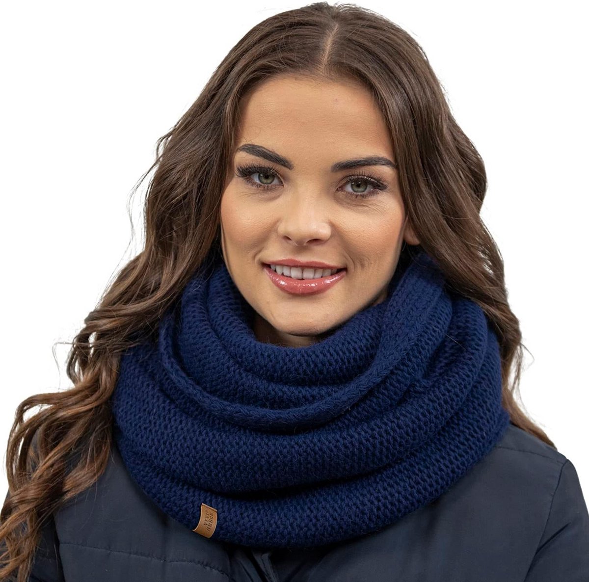 Warme dames colsjaal - Klassiek en modern design - Zachte winteraccessoire