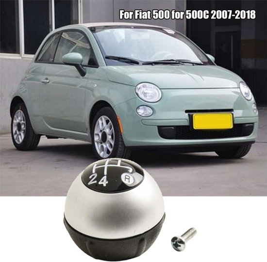 Schakelpookknop 5 of 6 Versnellingen voor Fiat 500 en 500C (2007-2018) van Merkloos — afbeelding 4
