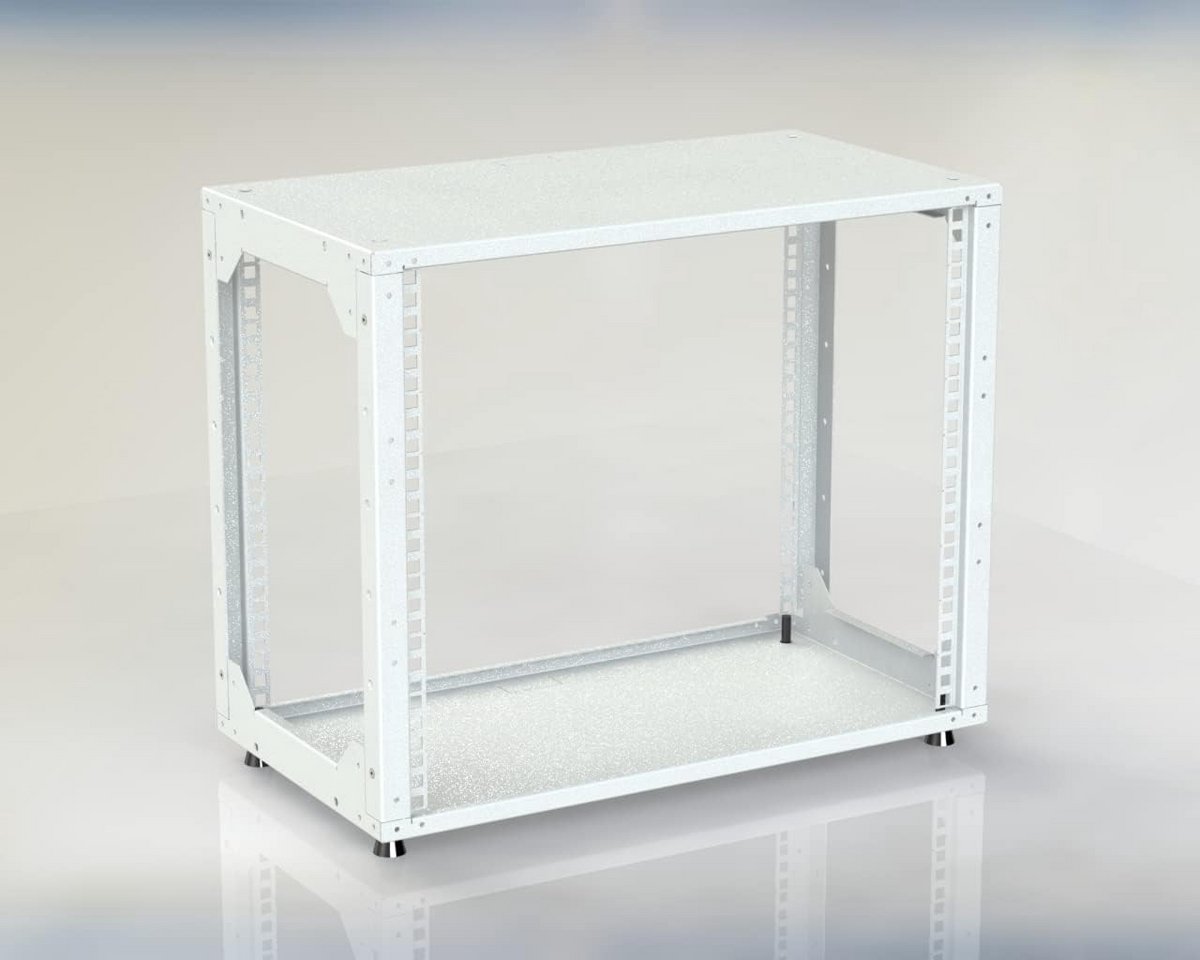 9HE Mini 19" rack/kast - 280mm diepte - lichtgrijs - 19 inch (282,6 mm) serverkast - rack kast