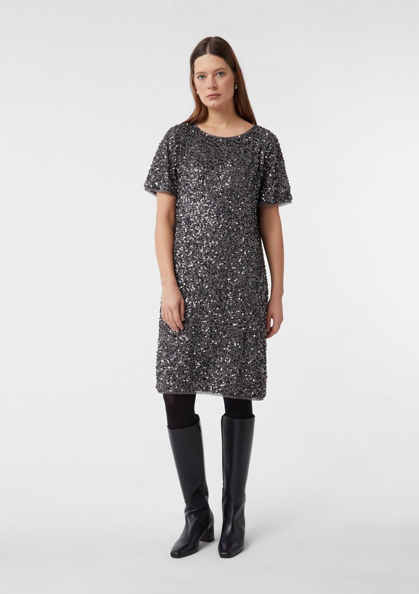 comma - female - Losse paillettenjurk