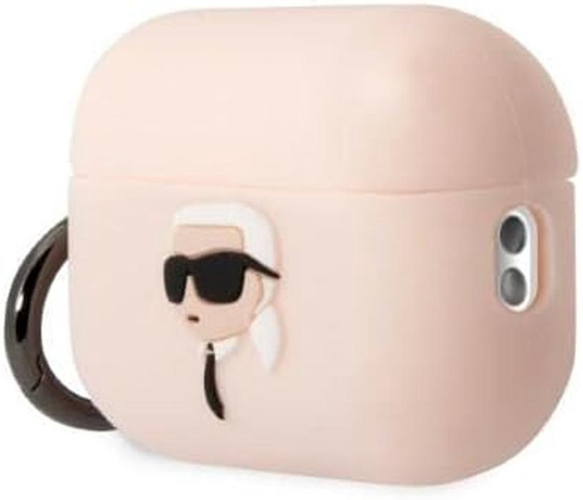 3D Siliconen Hoesje voor AirPods Pro 2 - Trendy Roze Hoofd Design