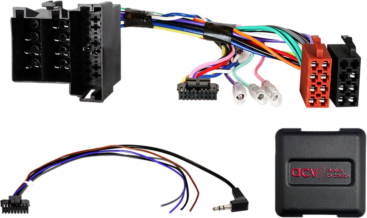 Stuurwiel bediening geschikt voor Alfa Romeo 147 / GT ISO CAN Bus/Mini ISO Multilead (42sar003)