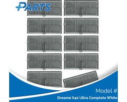 Dreame X40 Ultra Complete White Filters (10 Stuks, Plus.Parts® alternatief voor RHF14)