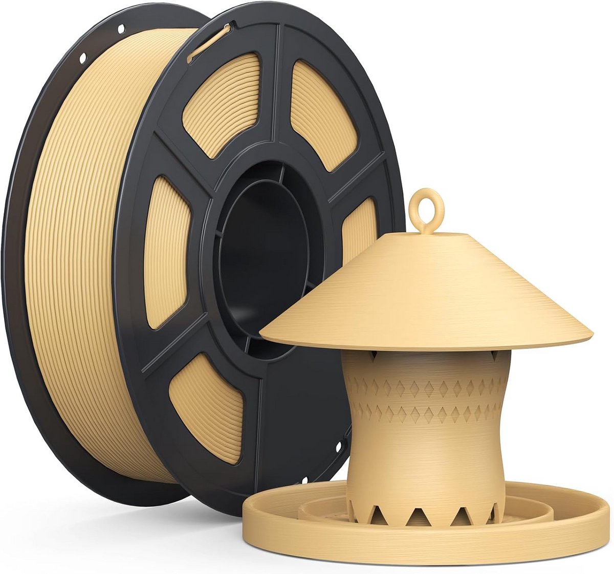ASA 3D Printer Filament 1.75mm 1kg Beige UV-bestendig voor Buitenprojecten